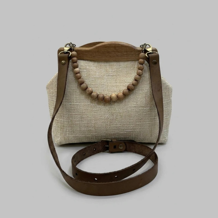 کیف پارچه ای چوبی راما مدل کلاسیک